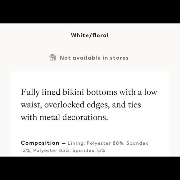 H&M Bikini Set. New. - Picture 6 of 16